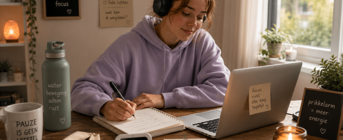 Hoe studeren met ADHD zonder jezelf te overprikkelen?